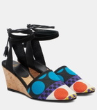 Valentino Garavani La Cruisette printed espadrille wedges
