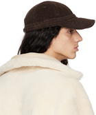 Jacquemus Brown Le Papier 'La Casquette Feutre' Cap