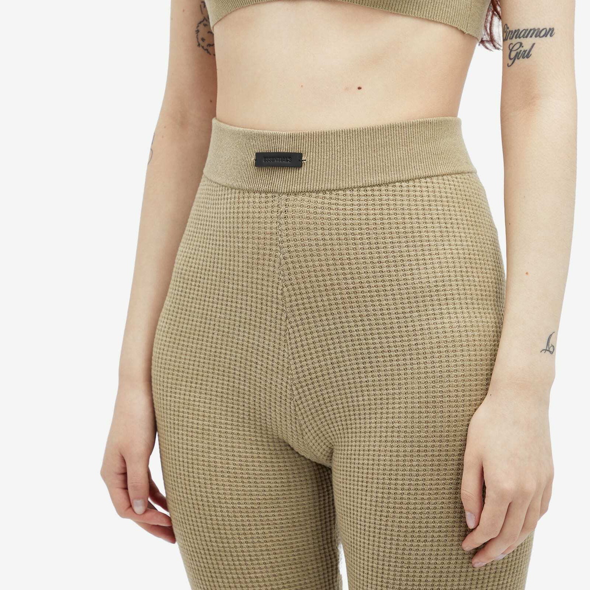 Fear of God ESSENTIALS Women's Waffle Leggings in Desert Sand