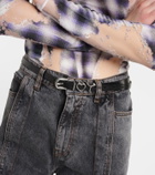 Y/Project Y Heart 15mm leather belt