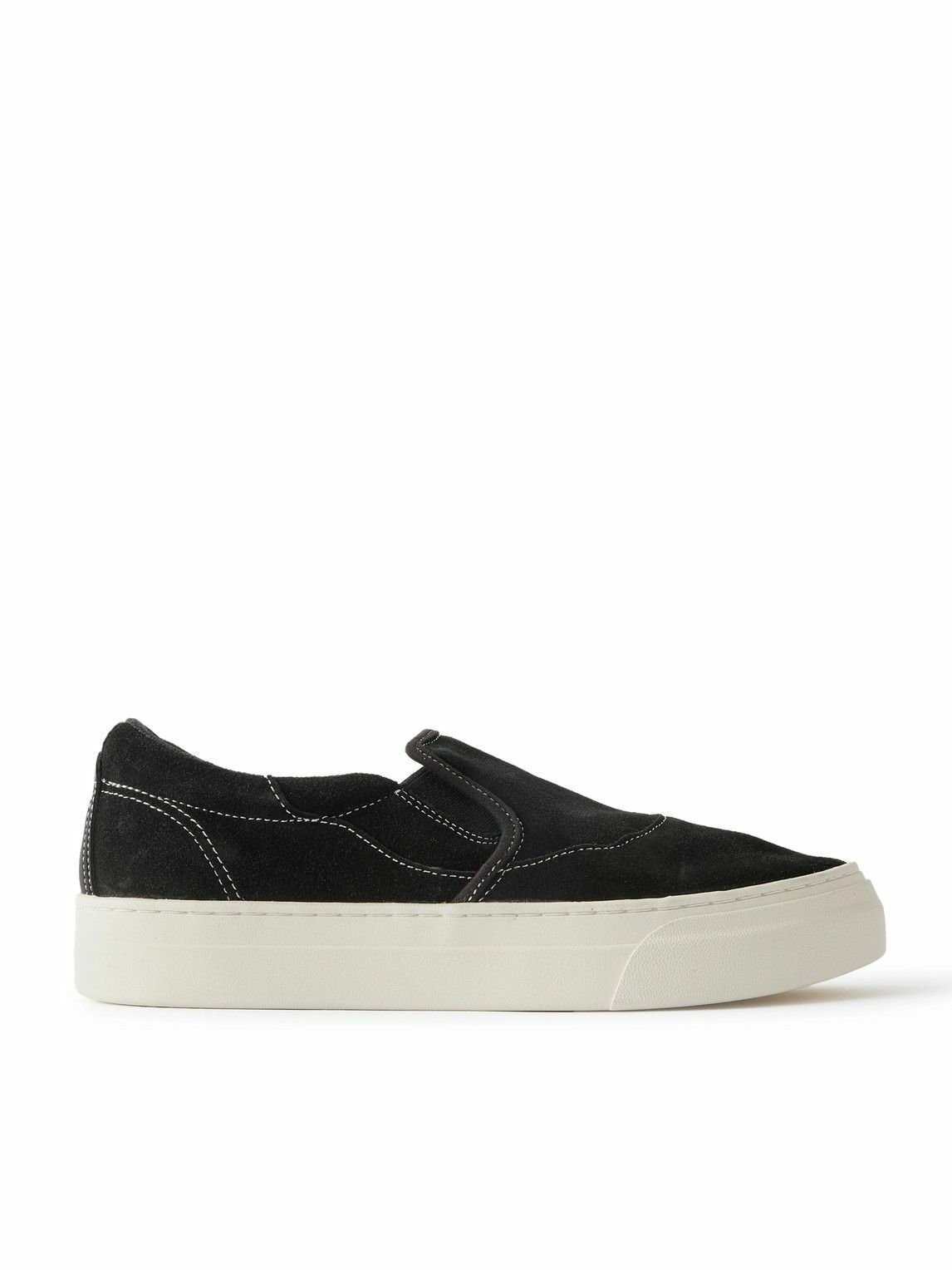 Omni - Lister Suede Slip-On Sneakers - Black