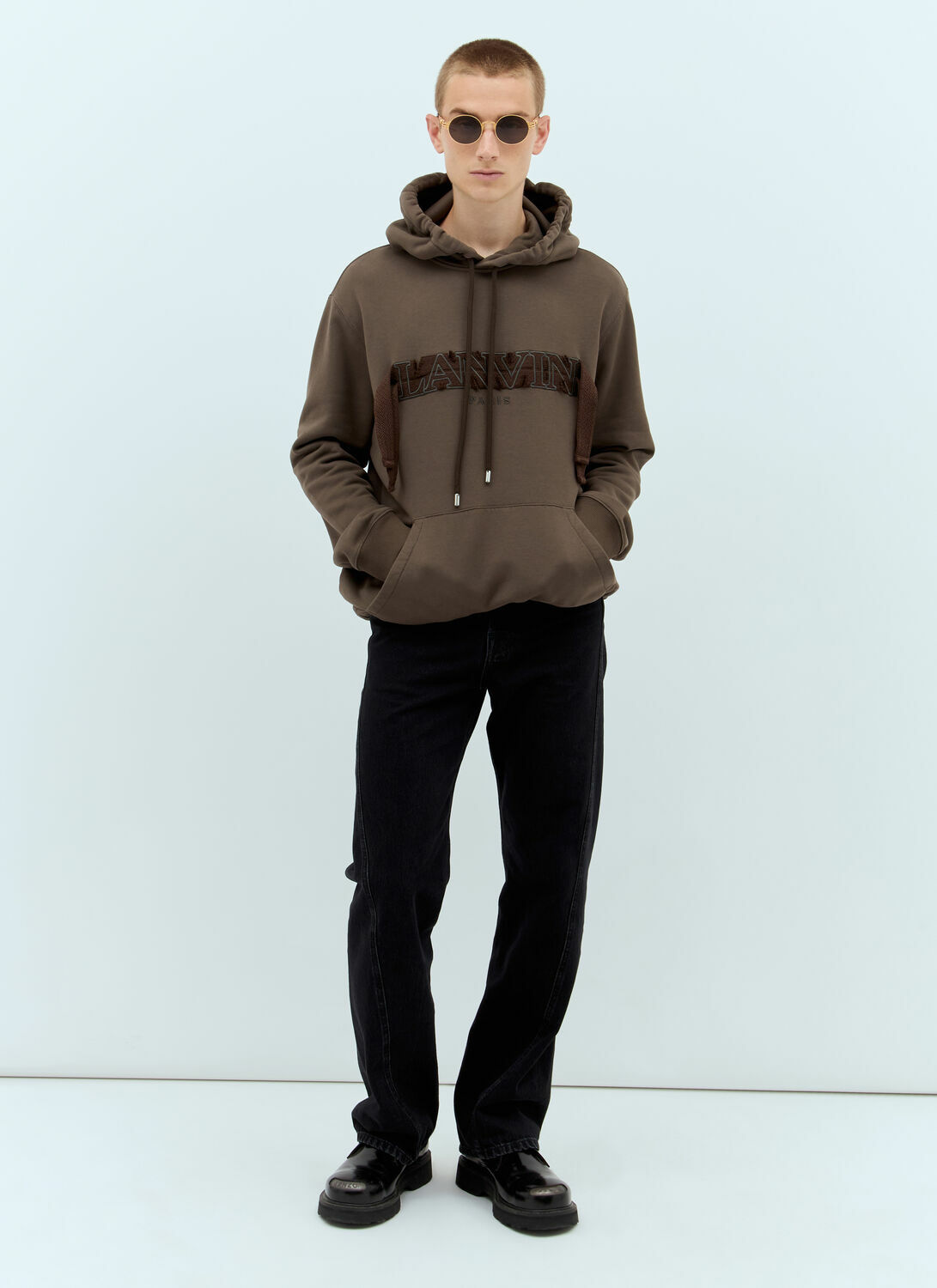 Lanvin Curb Hooded Sweatshirt