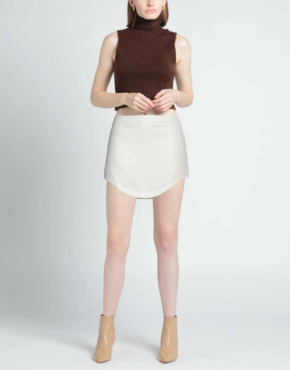 Casablanca Womens Mini skirt Ivory