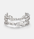 Messika Move Link 18kt white gold bracelet with diamonds