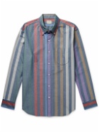 J.Crew - Button-Down Collar Striped Cotton Oxford Shirt - Blue