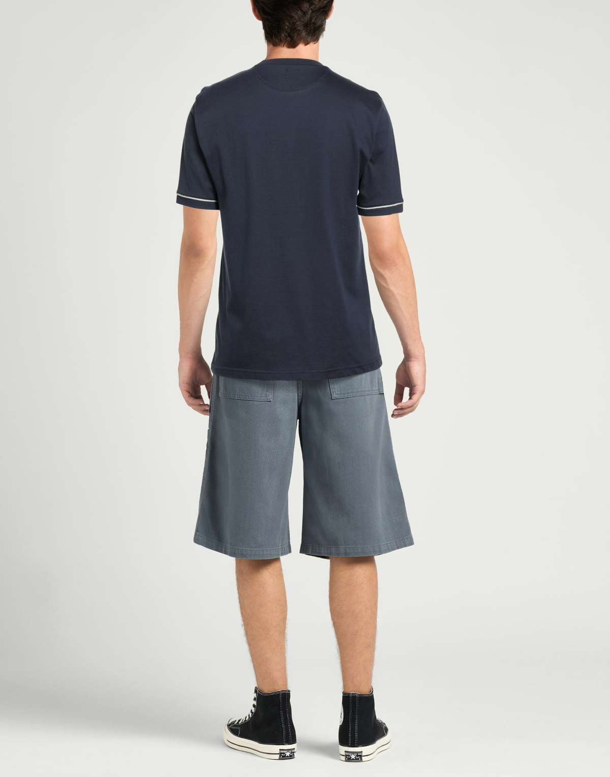 Eleventy Mens T-shirt in Navy