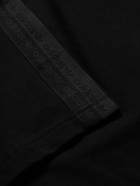 adidas Originals - R.Y.V. Webbing-Trimmed Cotton-Jersey T-Shirt - Black