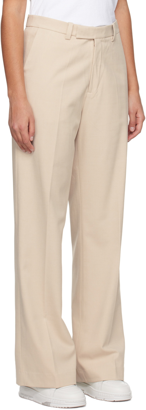 Axel Arigato Beige Arch Slit Trousers
