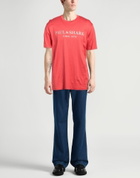 Paul & Shark Mens T-shirt in Tomato red