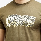Fucking Awesome Men's Burnt Stamp T-Shirt in Olive