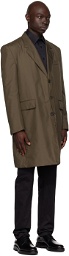 Dunhill Gray Button Coat