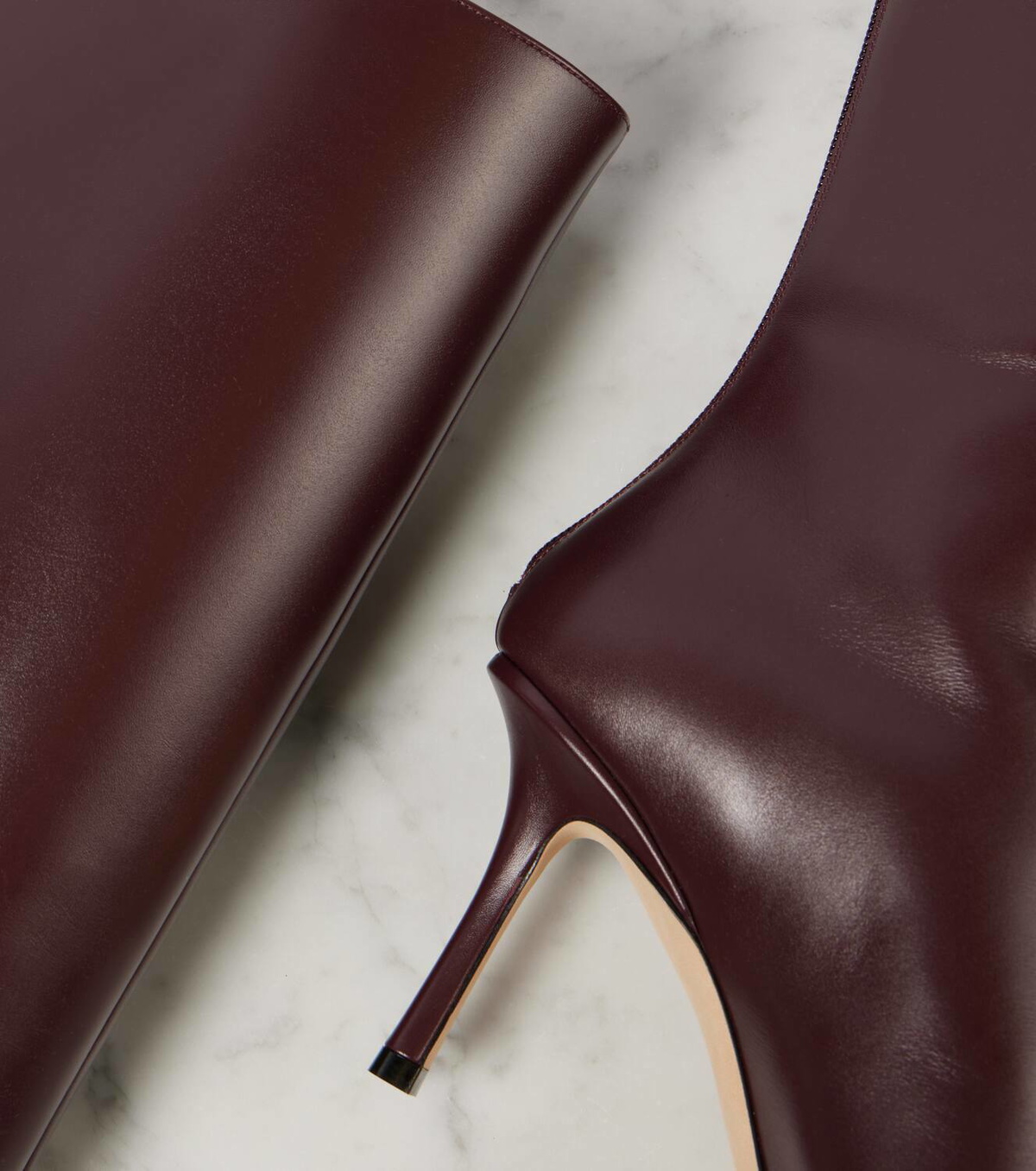 Jimmy Choo Agathe 85 leather knee-high boots Jimmy Choo
