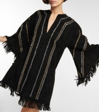 Dodo Bar Or Fringe-trimmed suede tunic