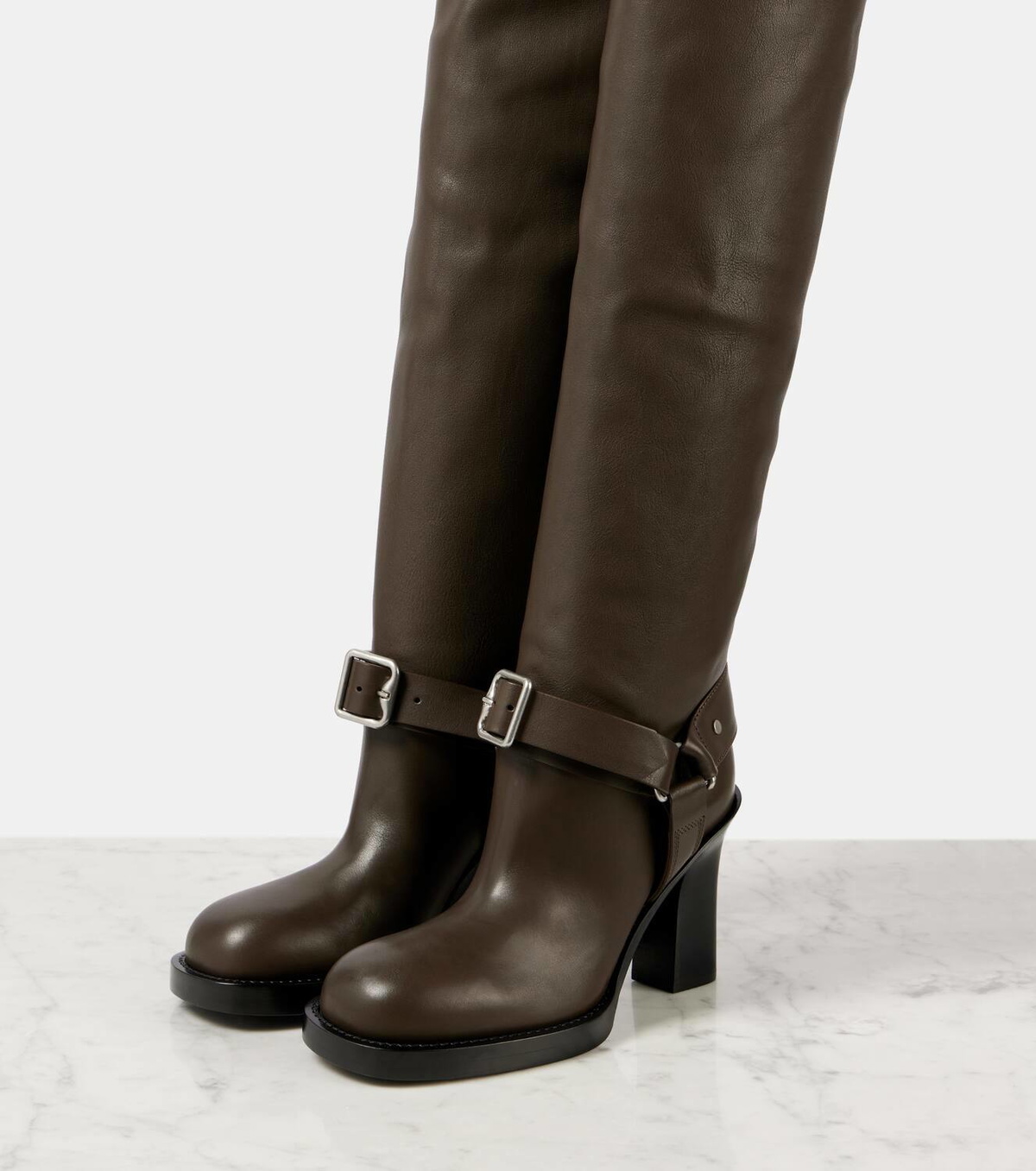 Burberry Leather over-the-knee boots