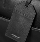 Montblanc - Sartorial Jet Nylon-Panelled Cross-Grain Leather Briefcase - Black