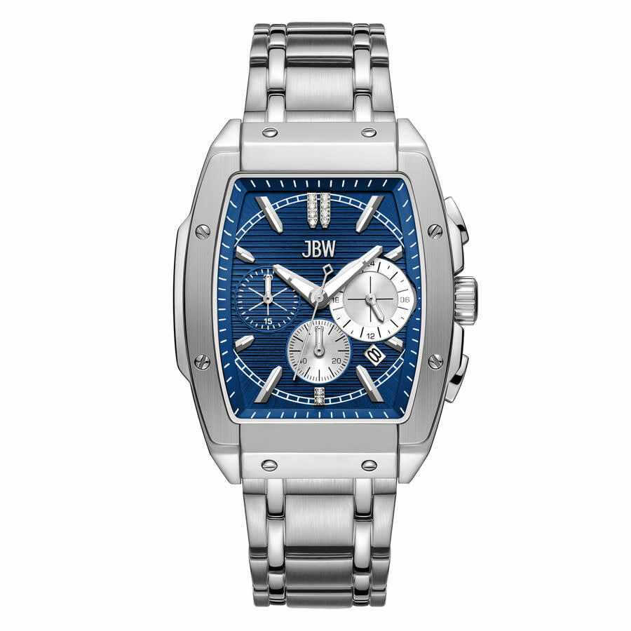 JBW Echelon Collection Chronograph Quartz Blue Dial Mens Watch J6409D