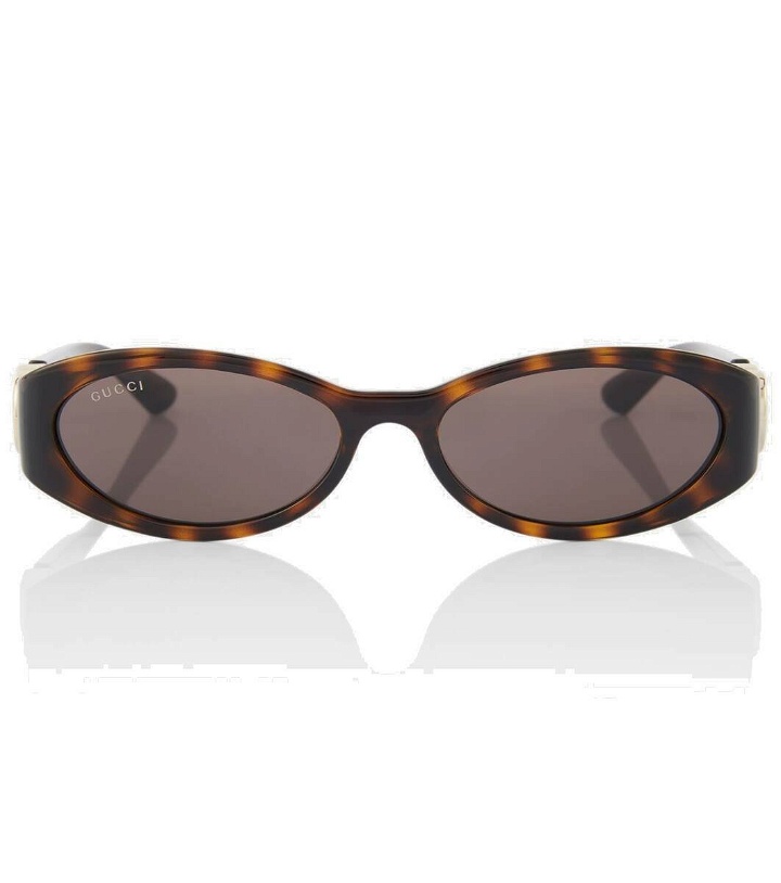 Photo: Gucci Interlocking G oval sunglasses