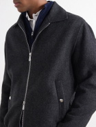 Eleventy - Wool Bomber Jacket - Gray