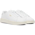 Hugo White Logo Nappa Leather Sneakers