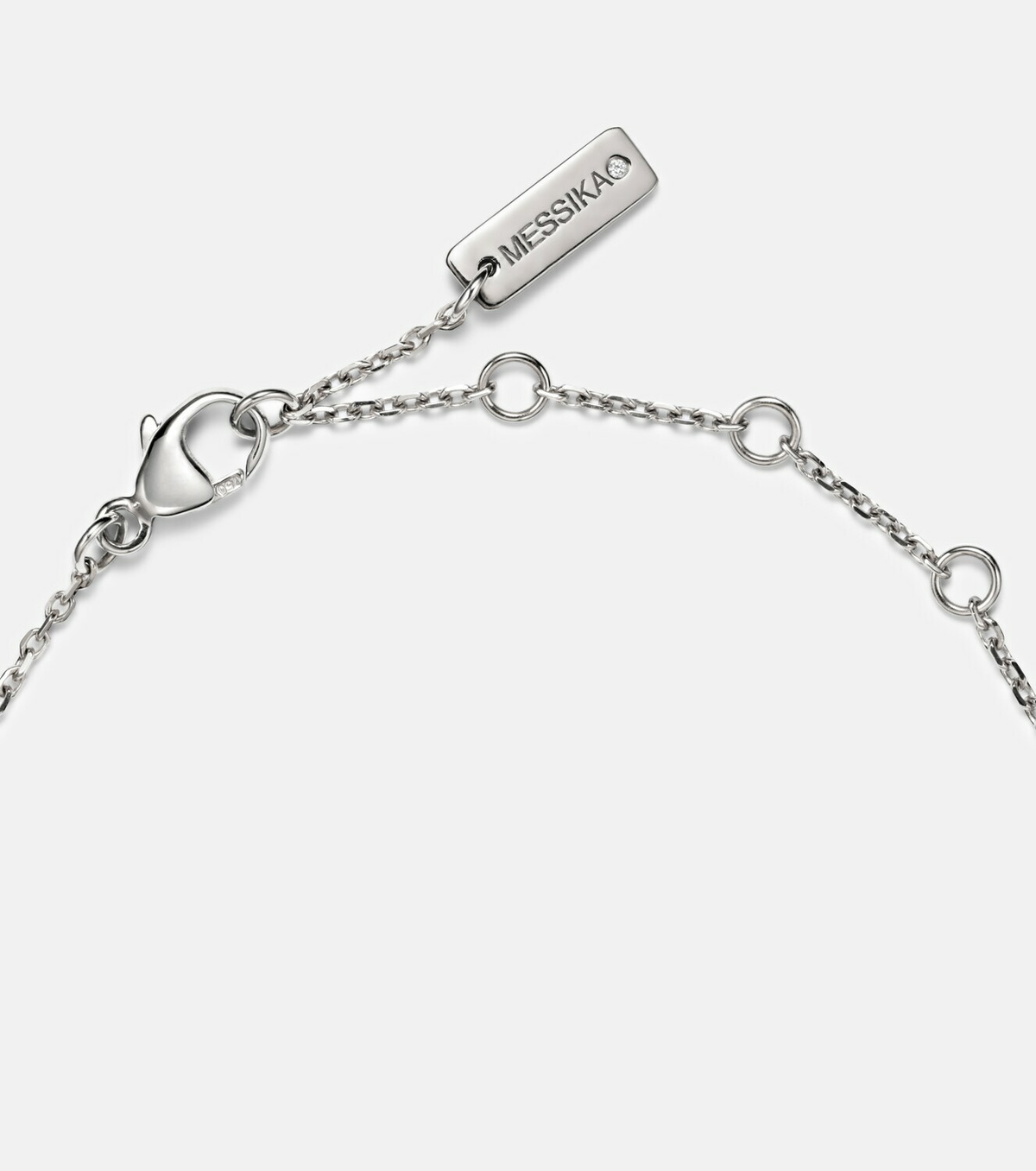 Messika Baby Move 18kt white gold bracelet with diamonds