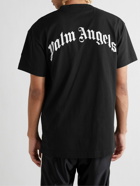 Moncler Genius - Palm Angels Printed Cotton-Jersey T-Shirt - Black
