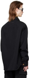 Versace Black Buttoned Jacket