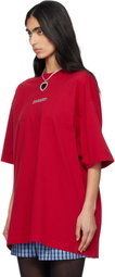 VETEMENTS Red 'Pornstar' T-shirt