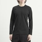 Comme des Garçons SHIRT Men's Cotton Long Sleeve T-Shirt in Black