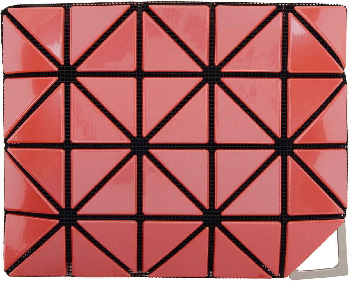 BAO BAO ISSEY MIYAKE Red Flipper Card Holder