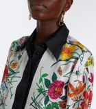 Gucci Gucci Flora silk twill shirt