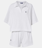 Polo Ralph Lauren Cotton terry polo shirt and shorts set