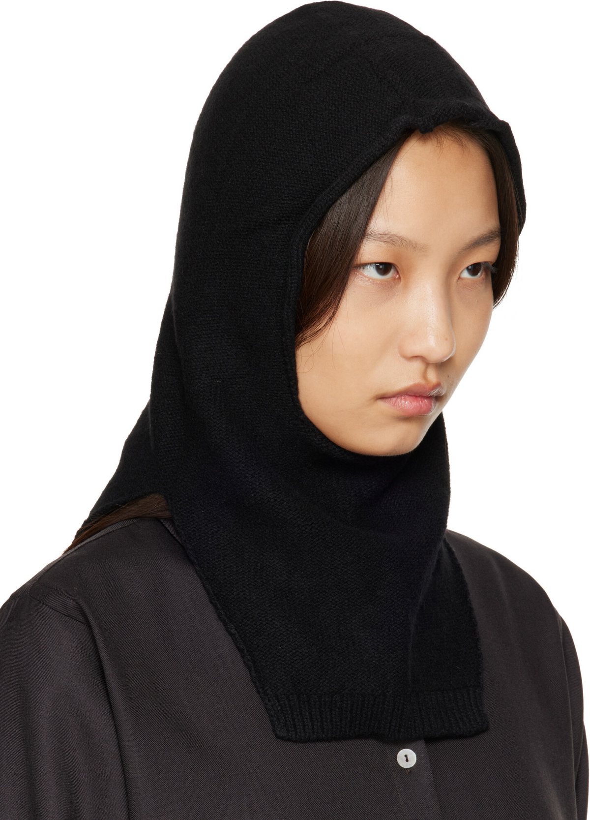 Baserange Black Anorak Hood