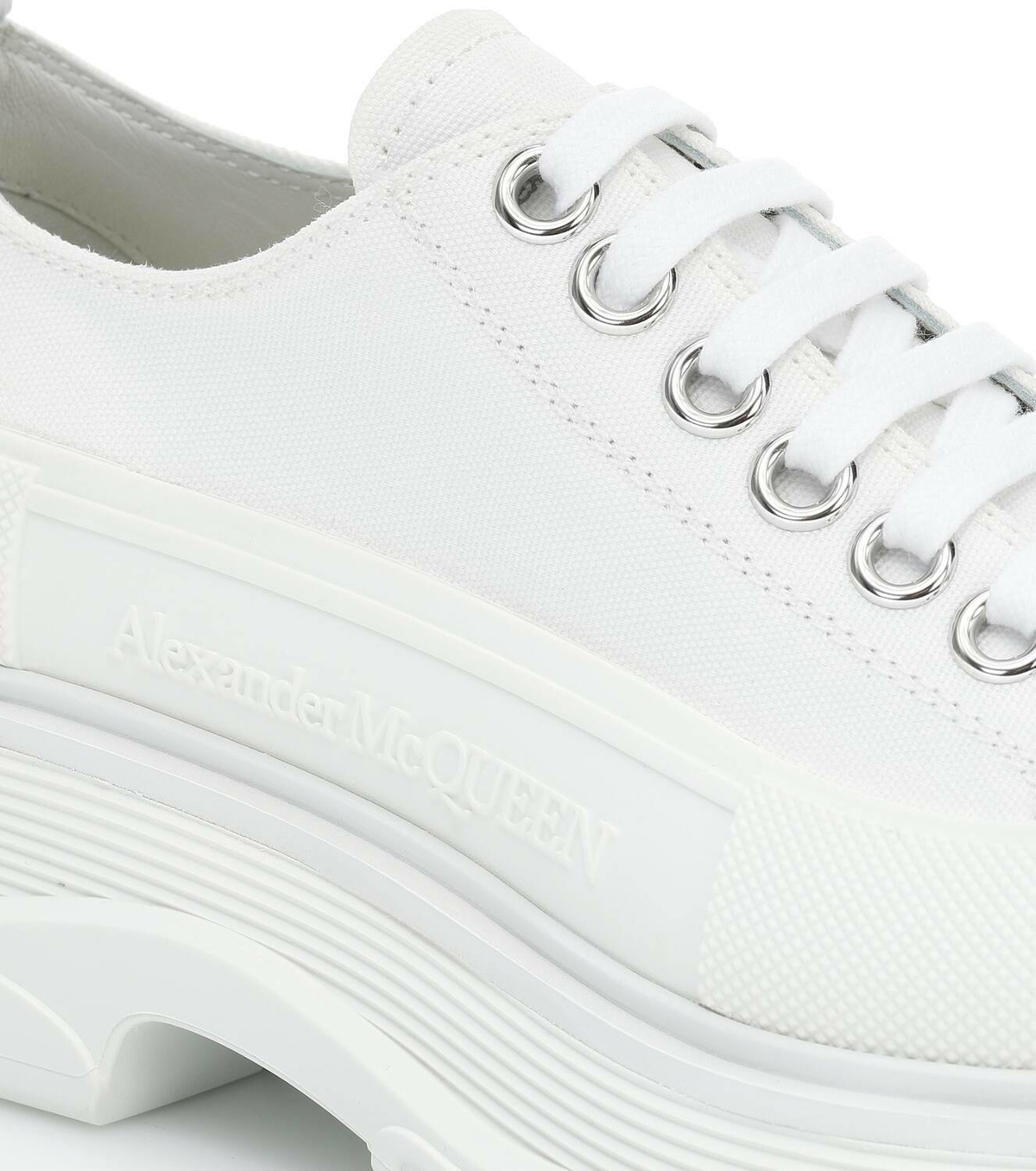 Alexander McQueen Canvas platform sneakers