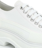 Alexander McQueen Canvas platform sneakers