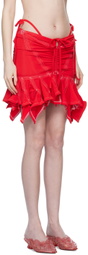 Emily Watson SSENSE Exclusive Red Miniskirt