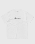 Snow Peak Soft Cotton Logo Short Sleeve T Shirt White - Mens - Shortsleeves