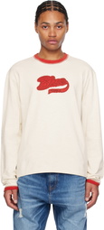 BLUEMARBLE Off-White Cotton Flame T-shirt