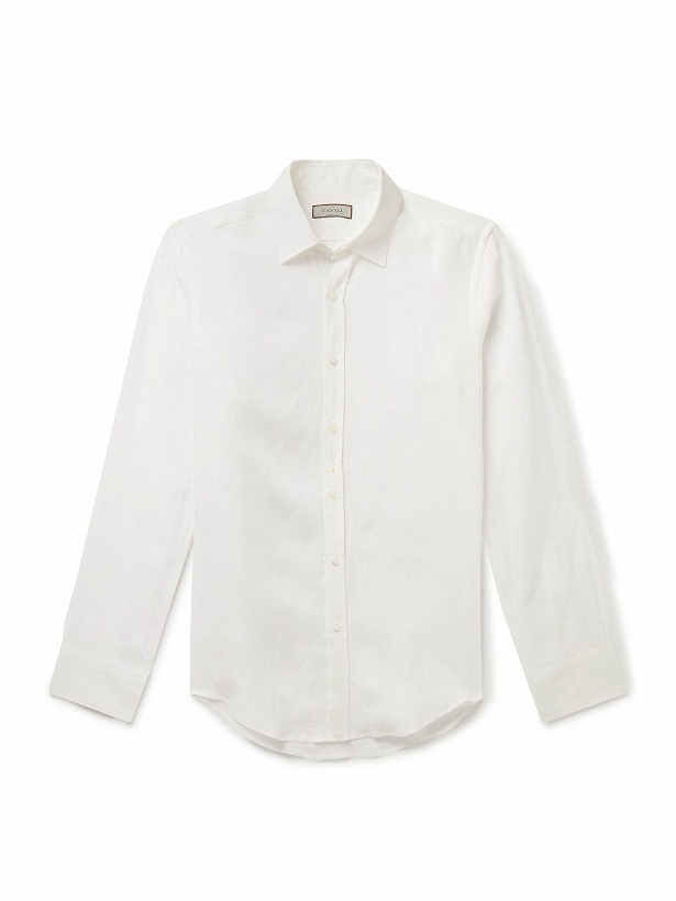 Photo: Canali - Linen Shirt - White