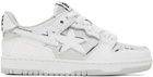 BAPE White Sk8 STA #3 L Sneakers