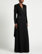 Alberta Ferretti Womens Overcoat & Trench Coat in Black