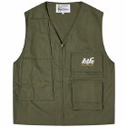 Garbstore Men's Life Multi Pocket Vest in Olive