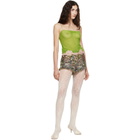 Valentino Green Lace Tank Top