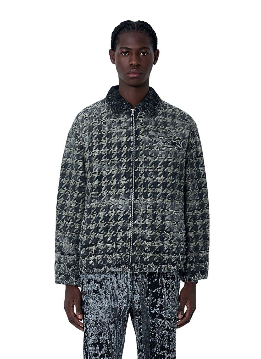 Diesel Blue & Gray J-Creed Jacket Diesel