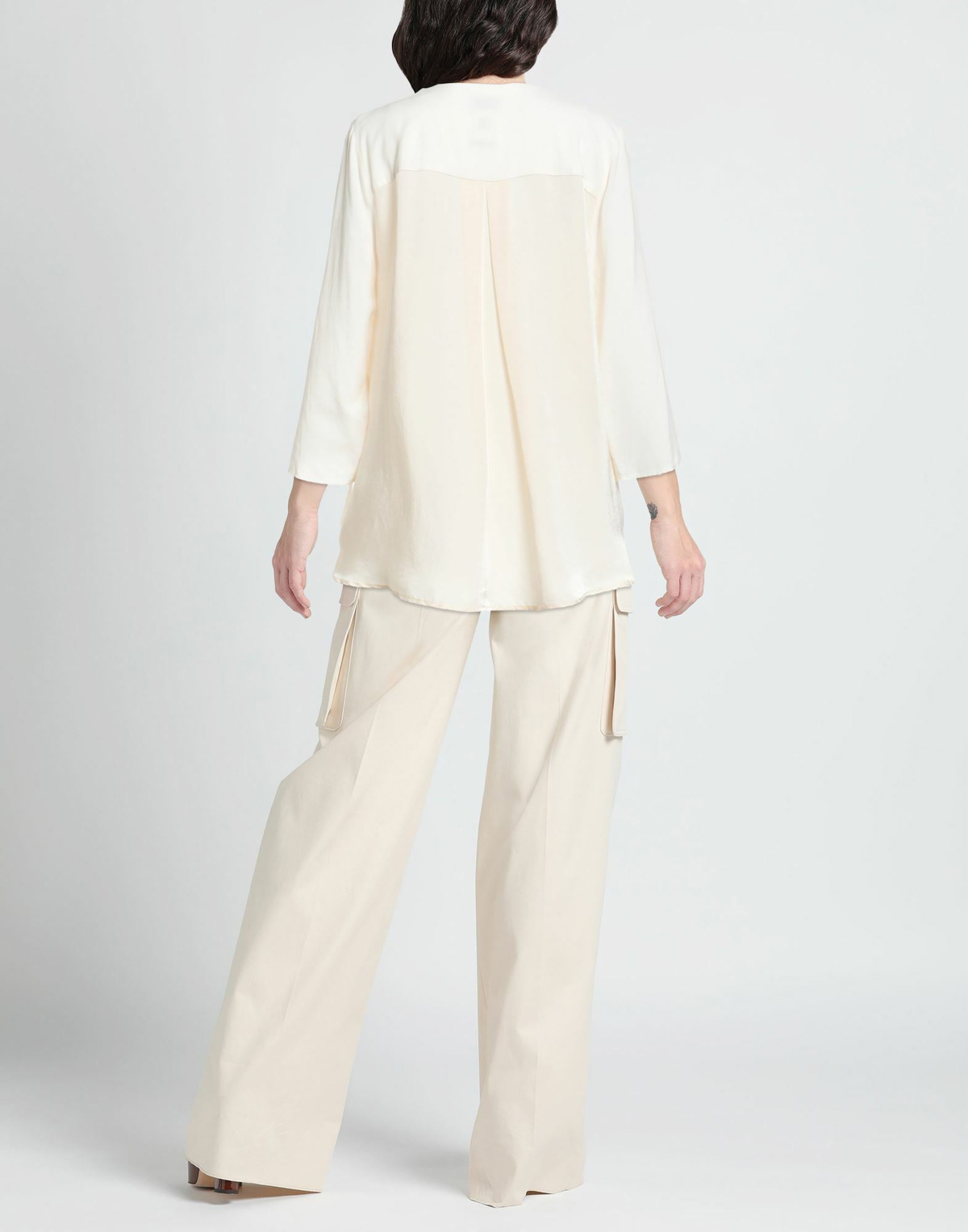 Alessia Santi Womens Top Ivory