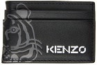 Kenzo Black K-Tiger Card Holder