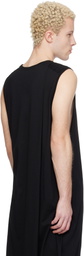 Julius Black Tuck Flare Vest T-shirt