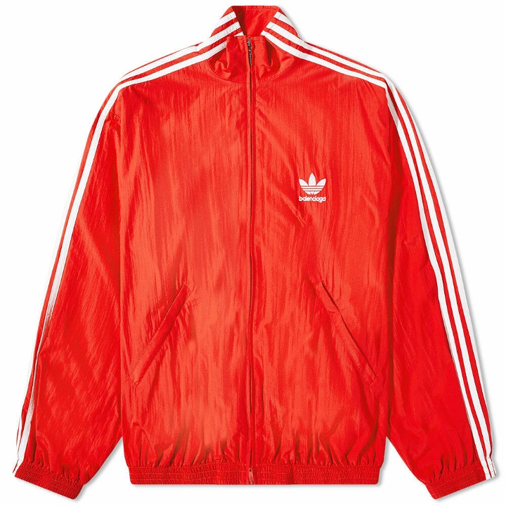 Photo: Balenciaga x Adidas Jacket in Sporty Red