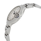 Cartier Ballon Bleu 33mm Automatic Diamond Silver Dial Ladies Watch W4BB0035