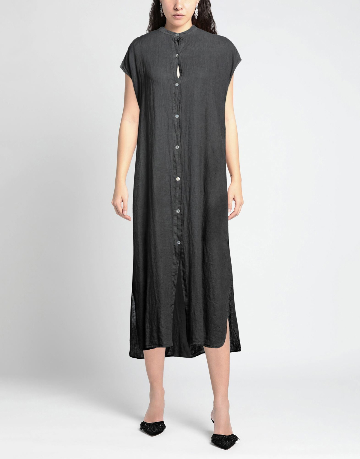Crossley Womens Midi dress Charcoal