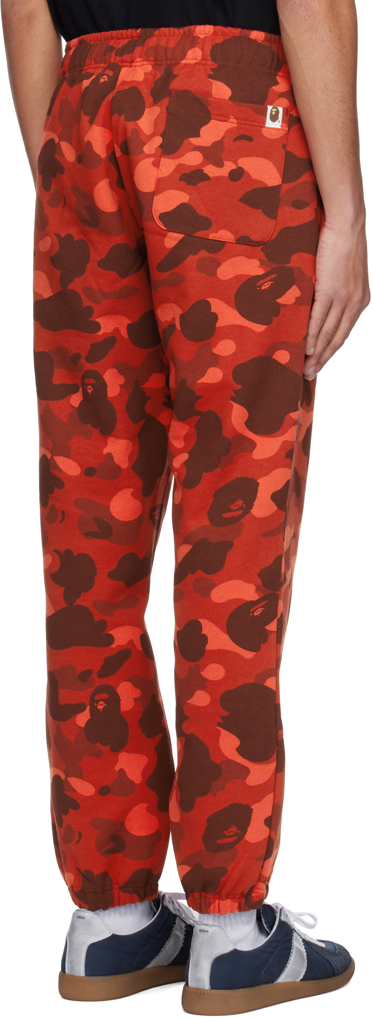 BAPE Red Color Camo Sweatpants
